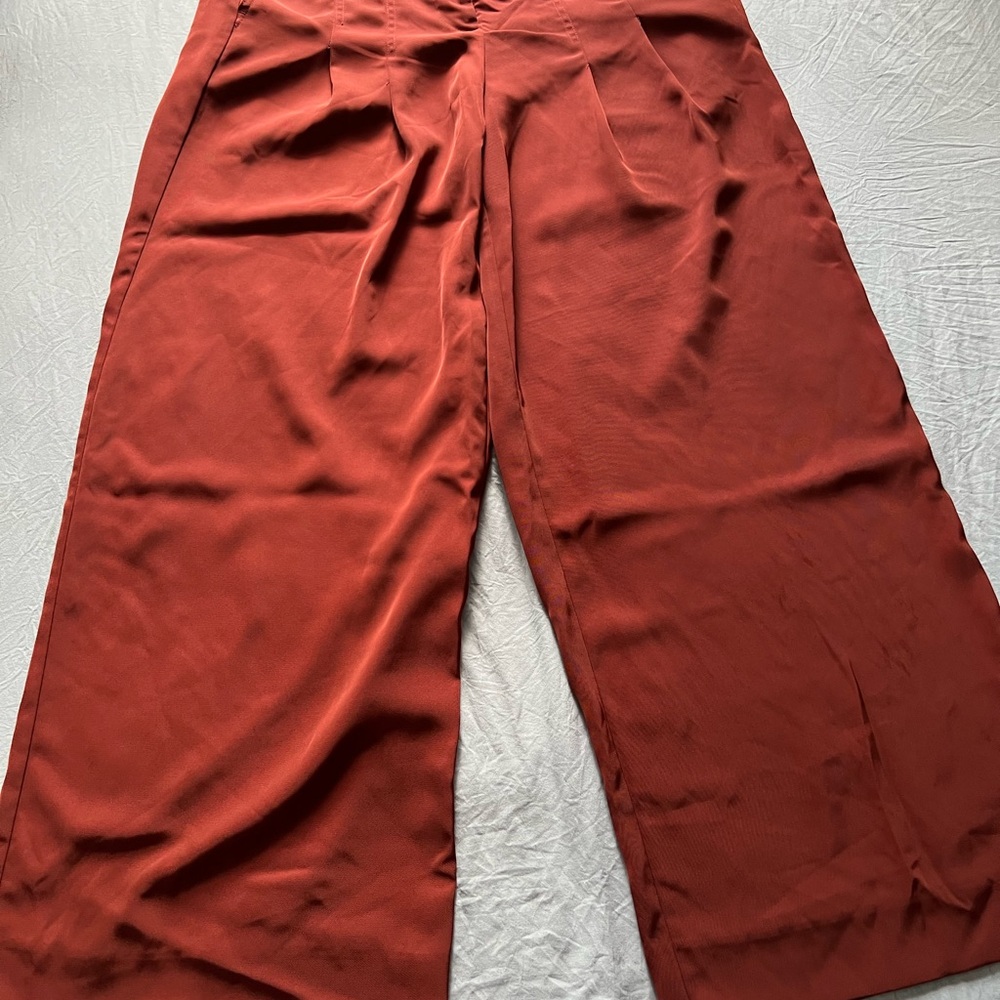Banana Republic Factory Terracotta Wide-Leg Pants